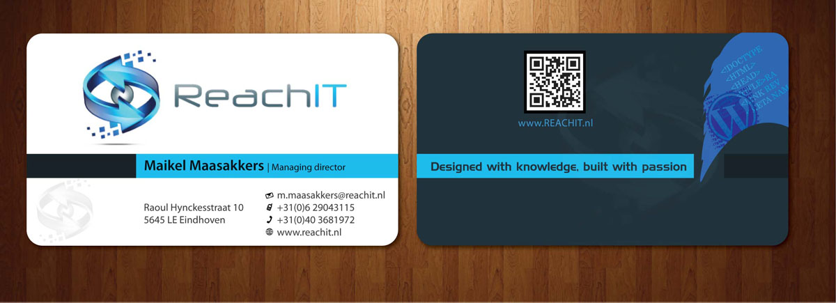 Diseño de Tarjeta de Presentación por Sbss para ReachIT | Diseño #783727