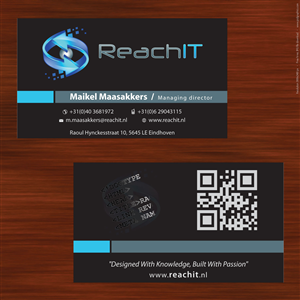 Diseño de Tarjeta de Presentación por Sbss para ReachIT | Diseño: #787121