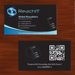 Diseño de Tarjeta de Presentación por Sbss para ReachIT | Diseño: #787123