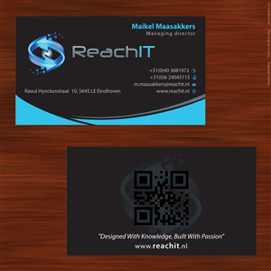 Diseño de Tarjeta de Presentación por Sbss para ReachIT | Diseño: #787133