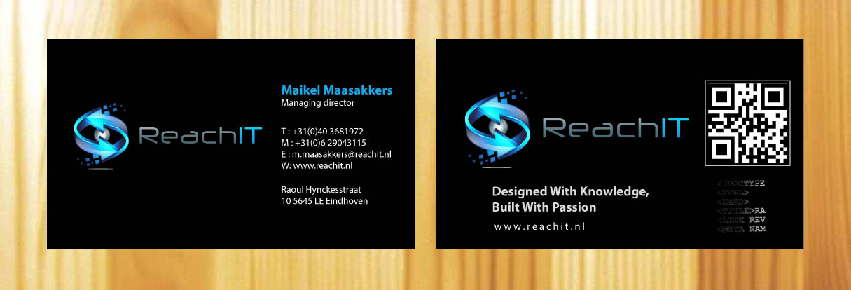 Diseño de Tarjeta de Presentación por Sbss para ReachIT | Diseño #787307