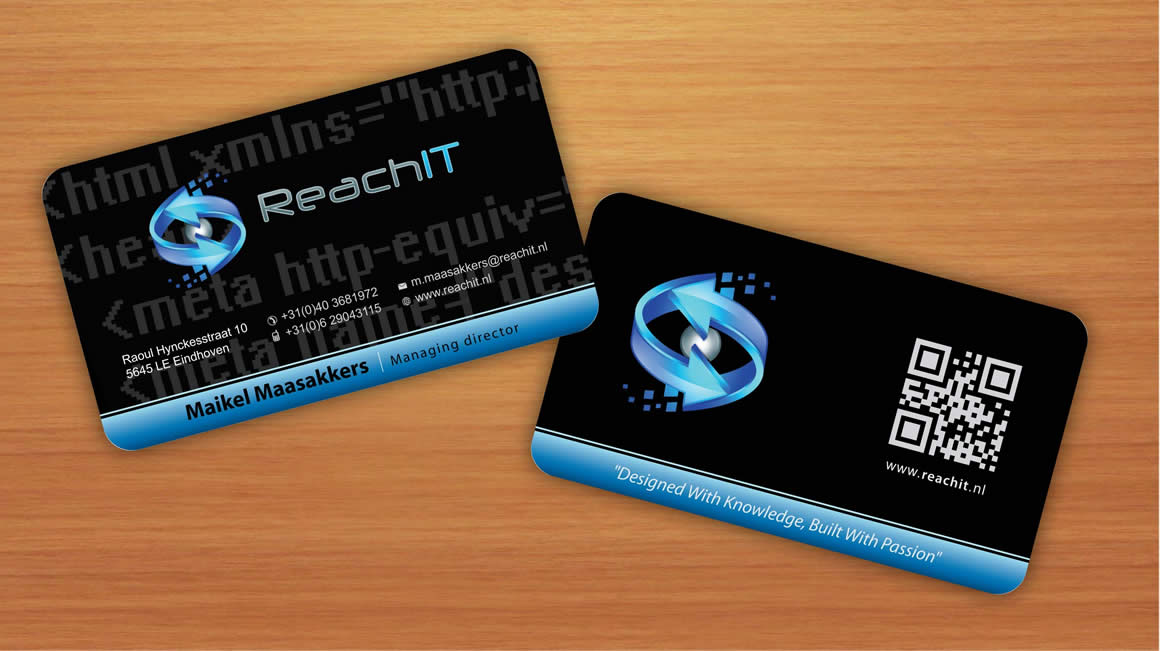 Business Card Design by Sbss for ReachIT | Design #789450