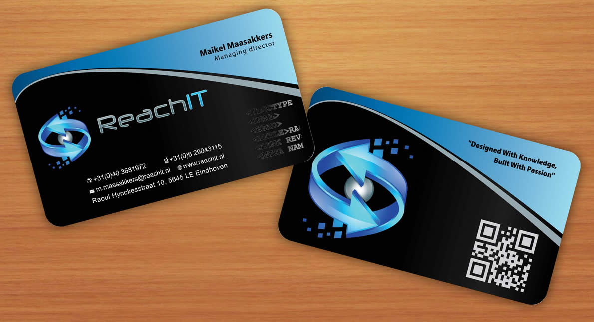 Business Card Design by Sbss for ReachIT | Design #789451