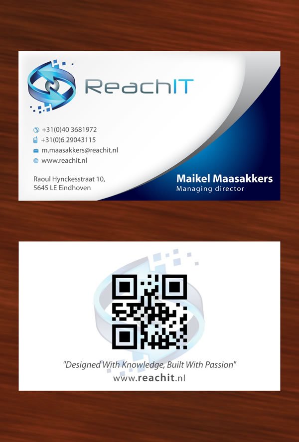 Business Card Design by Sbss for ReachIT | Design #836553