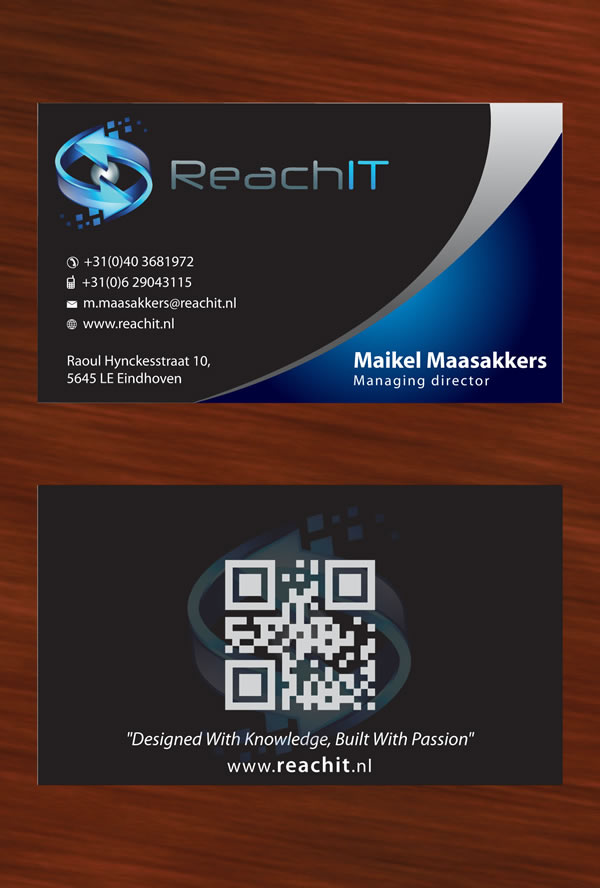 Business Card Design by Sbss for ReachIT | Design #836554