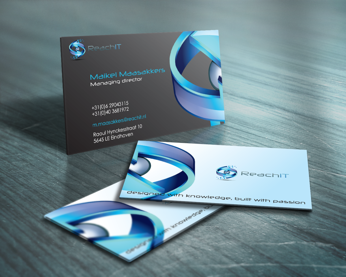 Business Card Design by HYPdesign for ReachIT | Design #804415