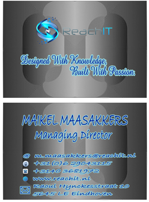 Business Card Design by B Designs for ReachIT | Design #860828