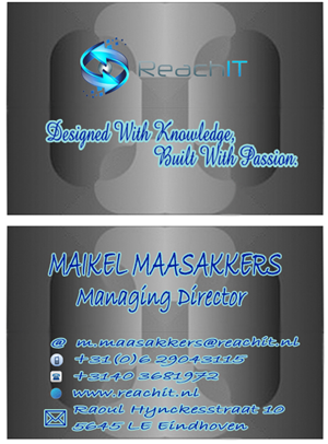 Business Card Design by B Designs for ReachIT | Design: #860828