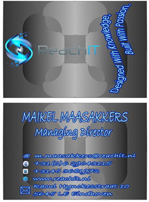 Business Card Design by B Designs for ReachIT | Design: #860877