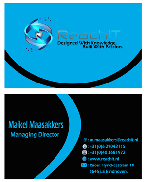 Business Card Design by B Designs for ReachIT | Design: #865134