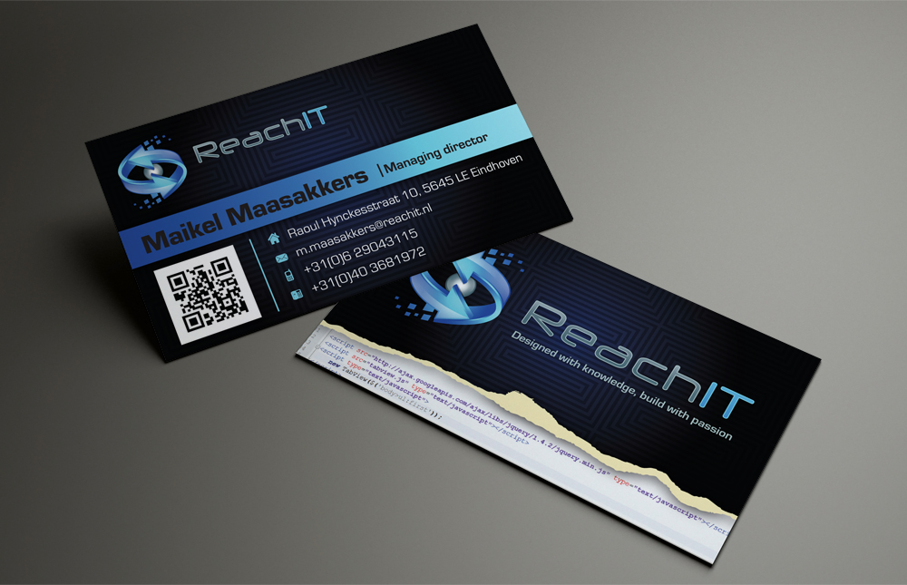 Business Card Design by MPStudio for ReachIT | Design #870348
