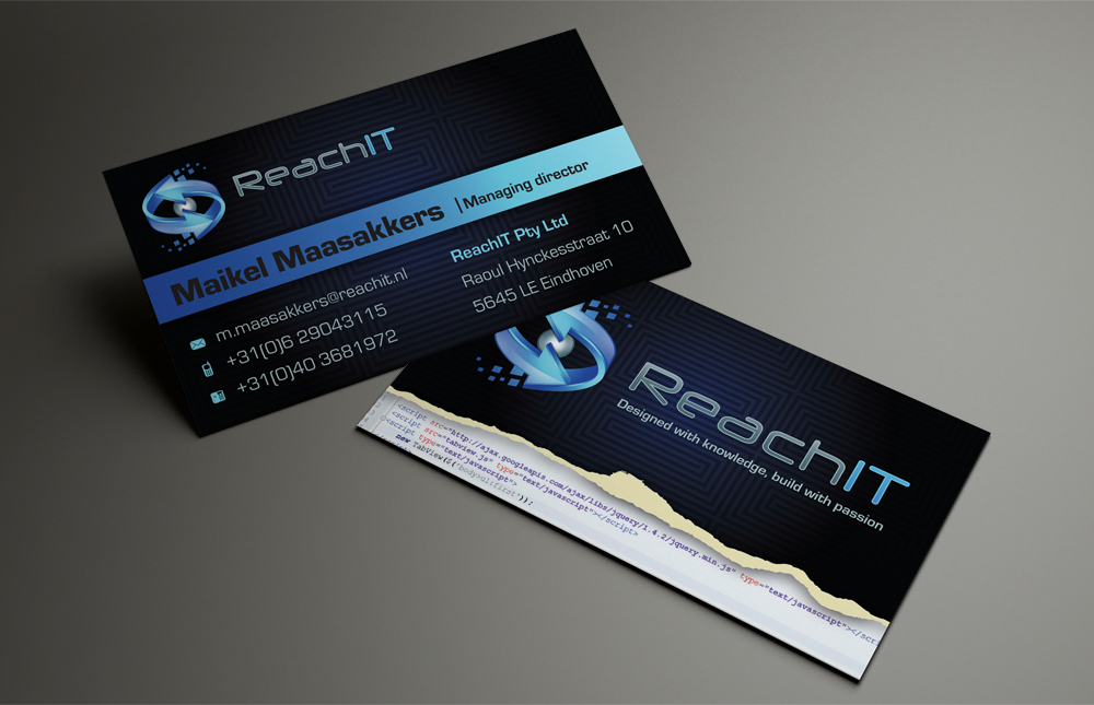 Business Card Design by MPStudio for ReachIT | Design #870349
