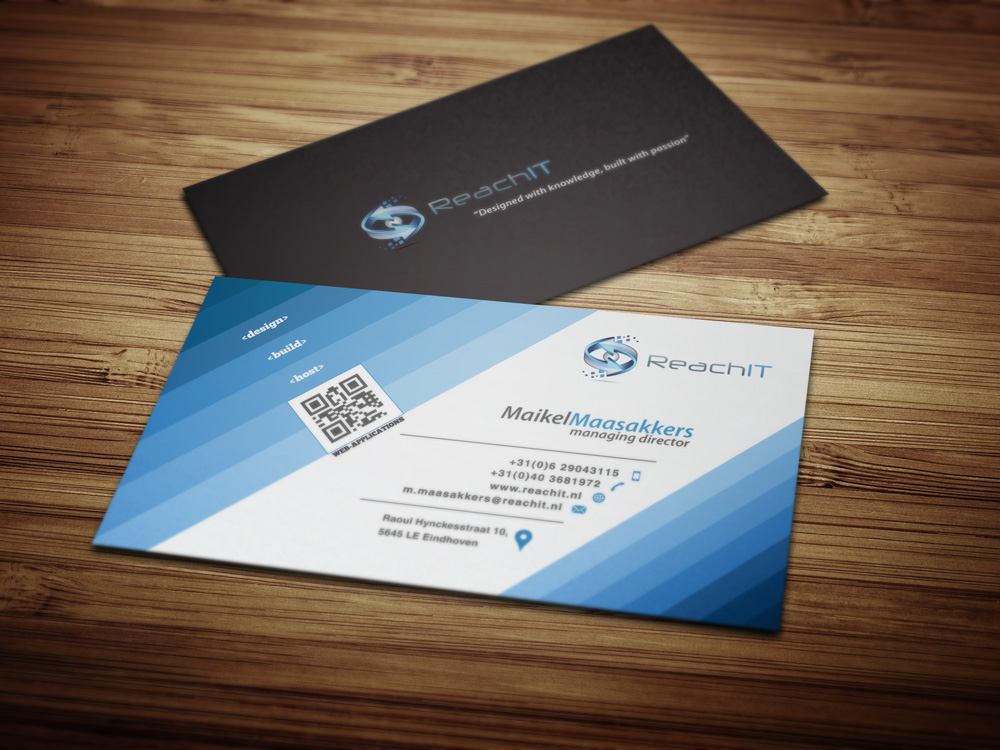 Business Card Design by deniedart for ReachIT | Design #806204