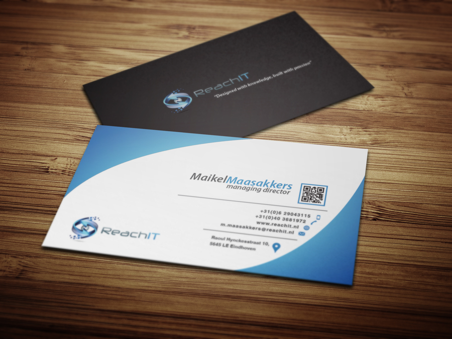 Business Card Design by deniedart for ReachIT | Design #806205