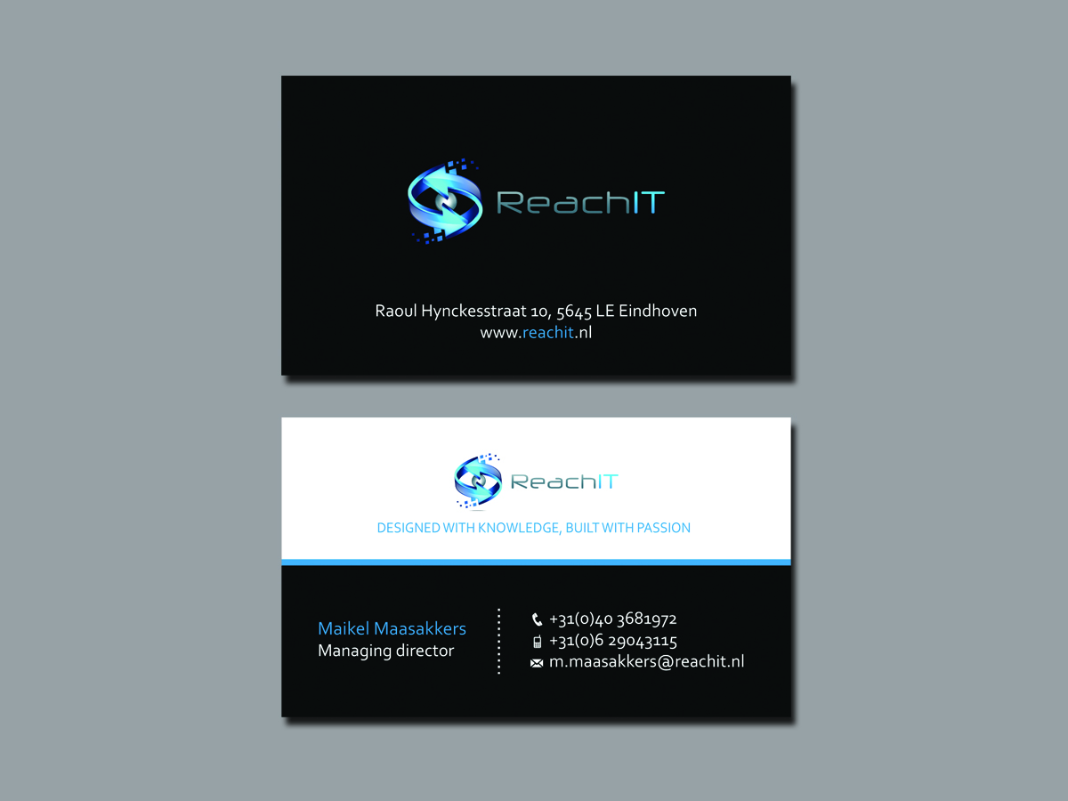 Visitenkarten-Design von zotik für ReachIT | Design #809986