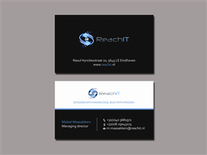 Business Card Design by zotik for ReachIT | Design: #809986