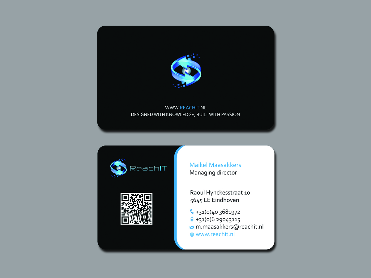 Business Card Design by zotik for ReachIT | Design #809992