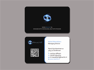 Business Card Design by zotik for ReachIT | Design: #809992