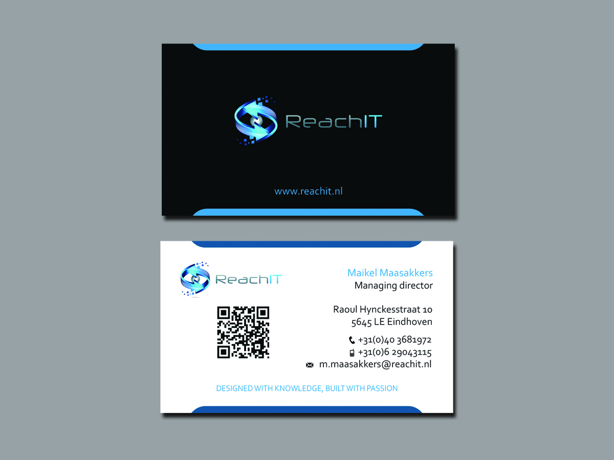 Business Card Design by zotik for ReachIT | Design #809993