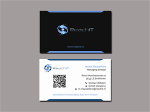 Business Card Design by zotik for ReachIT | Design: #809993