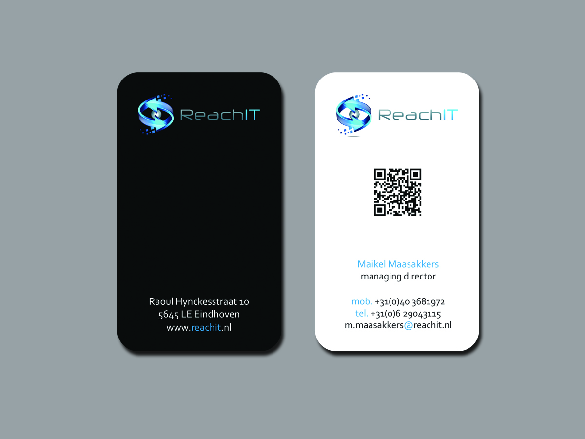 Business Card Design by zotik for ReachIT | Design #809996