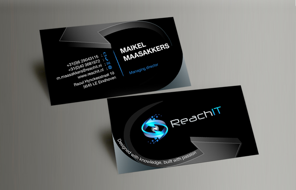 Business Card Design by sziareka for ReachIT | Design #876403