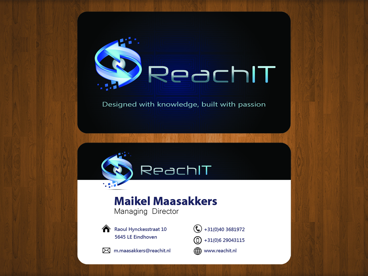 Business Card Design by LD for ReachIT | Design #792228