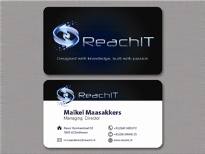 Visitenkarten-Design von LD für ReachIT | Design: #803673