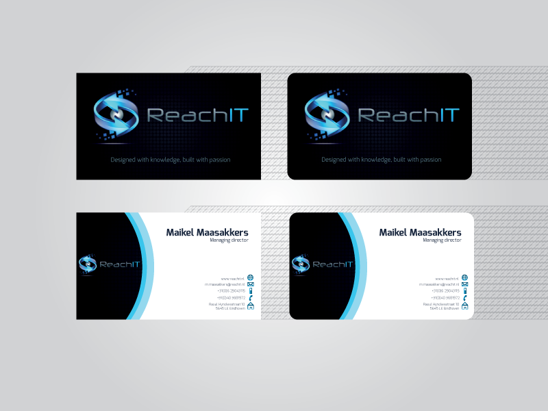 Business Card Design by Andrécajarana for ReachIT | Design #822107