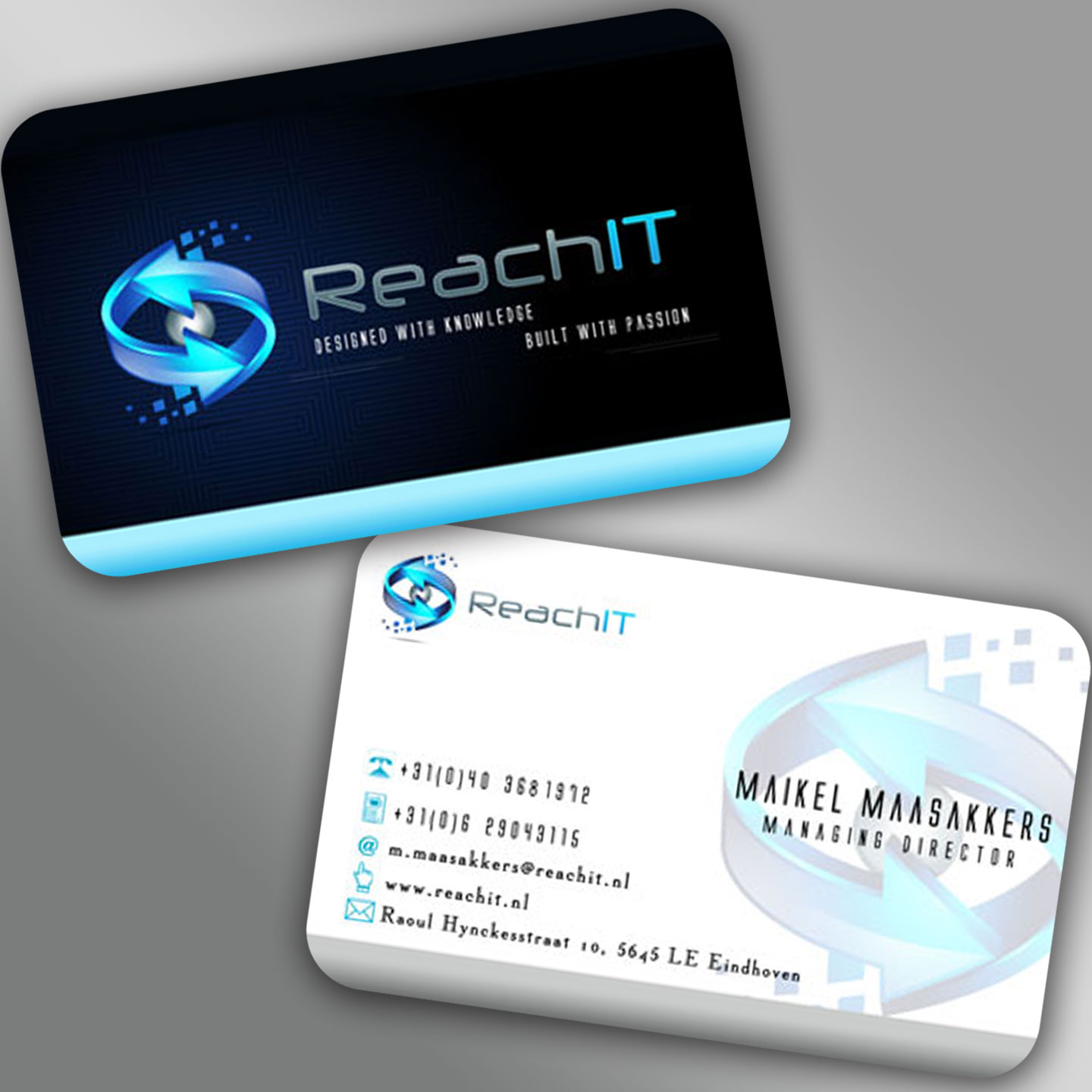 Business Card Design by Serendipity for ReachIT | Design #783846