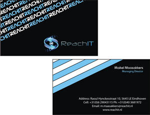 Business Card Design by kabbir for ReachIT | Design: #818217