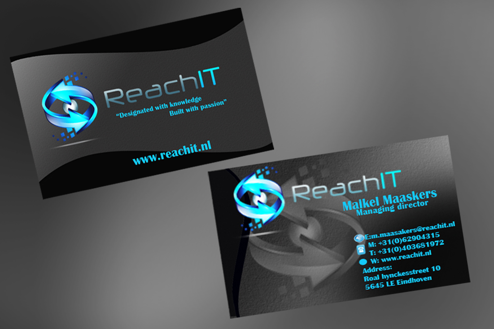 Business Card Design by BIDITA for ReachIT | Design #864670