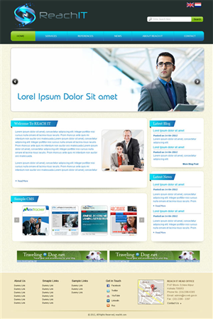 Web Design by Expert Designer for ReachIT | Design #801570