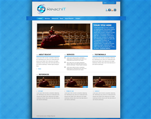 Web Design by A DESIGN FOR YOU for ReachIT | Design #786233