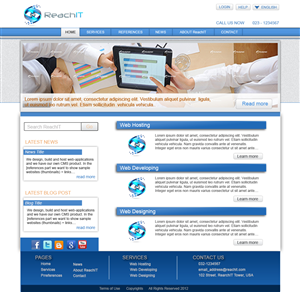 Web Design by troythem for ReachIT | Design: #944583
