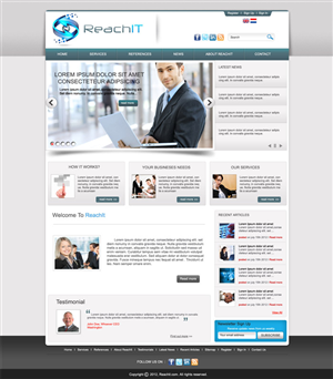 Web Design by DesignXyz for ReachIT | Design: #969771