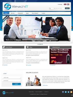 Web Design by pb for ReachIT | Design: #797061