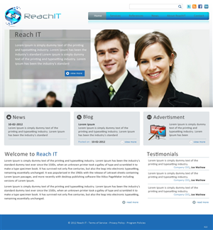 Web Design by pb for ReachIT | Design: #800505