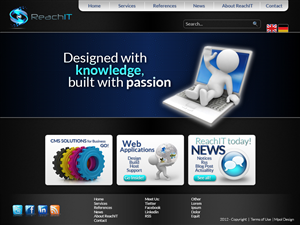 Web Design by manuelpolaina for ReachIT | Design: #888081