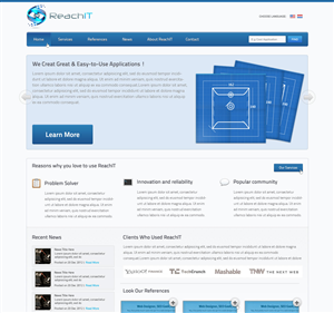 Web Design by Budi Tanrim for ReachIT | Design: #786900