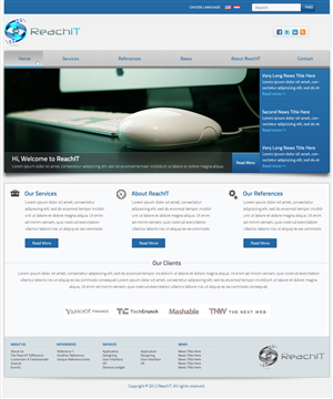 Web Design by Budi Tanrim for ReachIT | Design: #795738