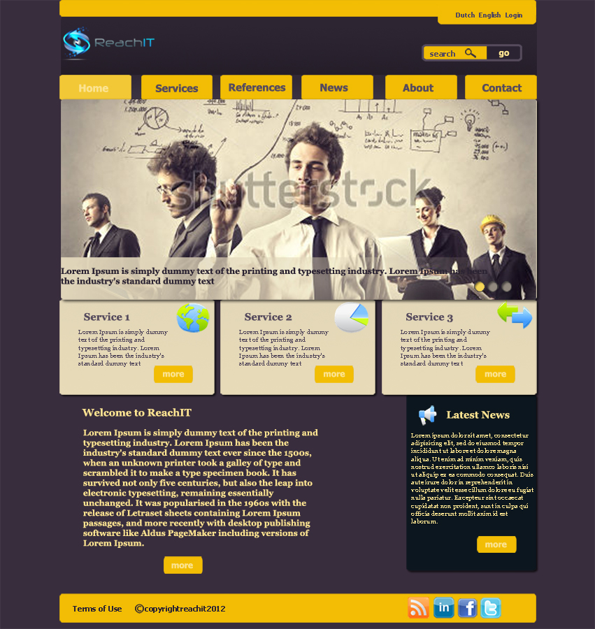 Web-Design von Gargi Datta Banik für ReachIT | Design #786705