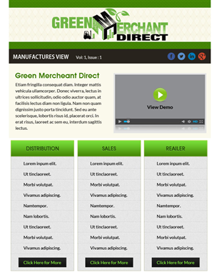 Newsletter Design by Expert Designer for Visions of Health | Design: #3221121
