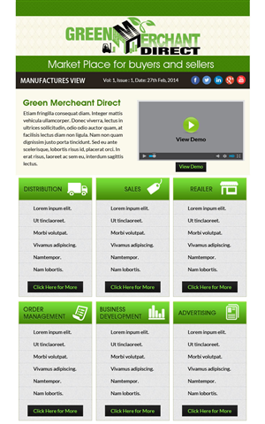 Newsletter Design by Expert Designer for Visions of Health | Design: #3233060