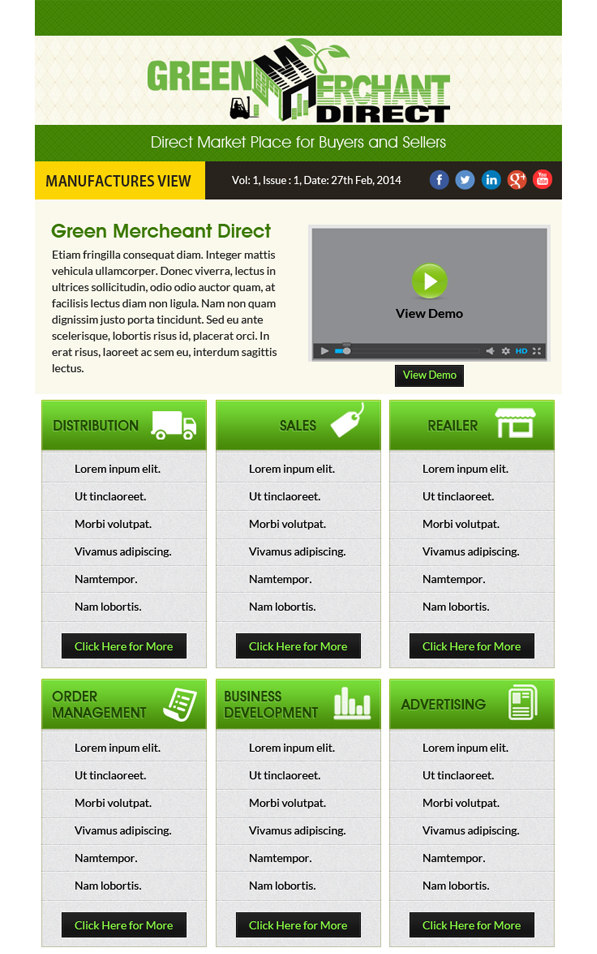 Newsletter Design by Expert Designer for Visions of Health | Design #3236165