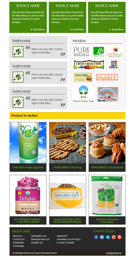 Newsletter Design by Expert Designer for Visions of Health | Design #3236169