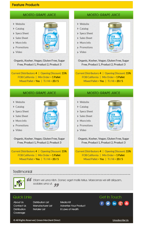 Newsletter Design by Expert Designer for Visions of Health | Design #3239826
