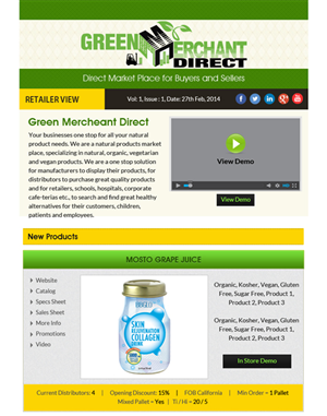 Newsletter Design by Expert Designer for Visions of Health | Design: #3239828