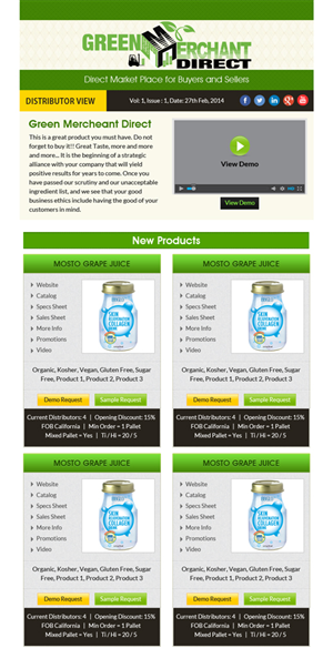 Newsletter Design by Expert Designer for Visions of Health | Design: #3247214