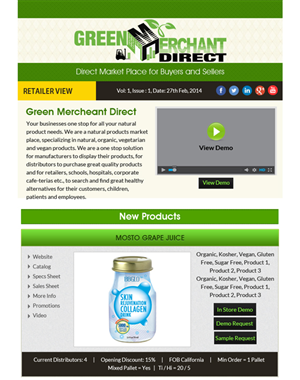 Newsletter Design by Expert Designer for Visions of Health | Design: #3247217